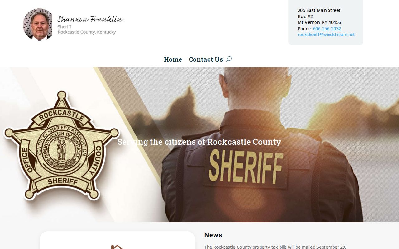 Rockcastle County Sheriff's Department official website